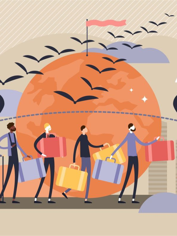 اختبار لغة للهجرة