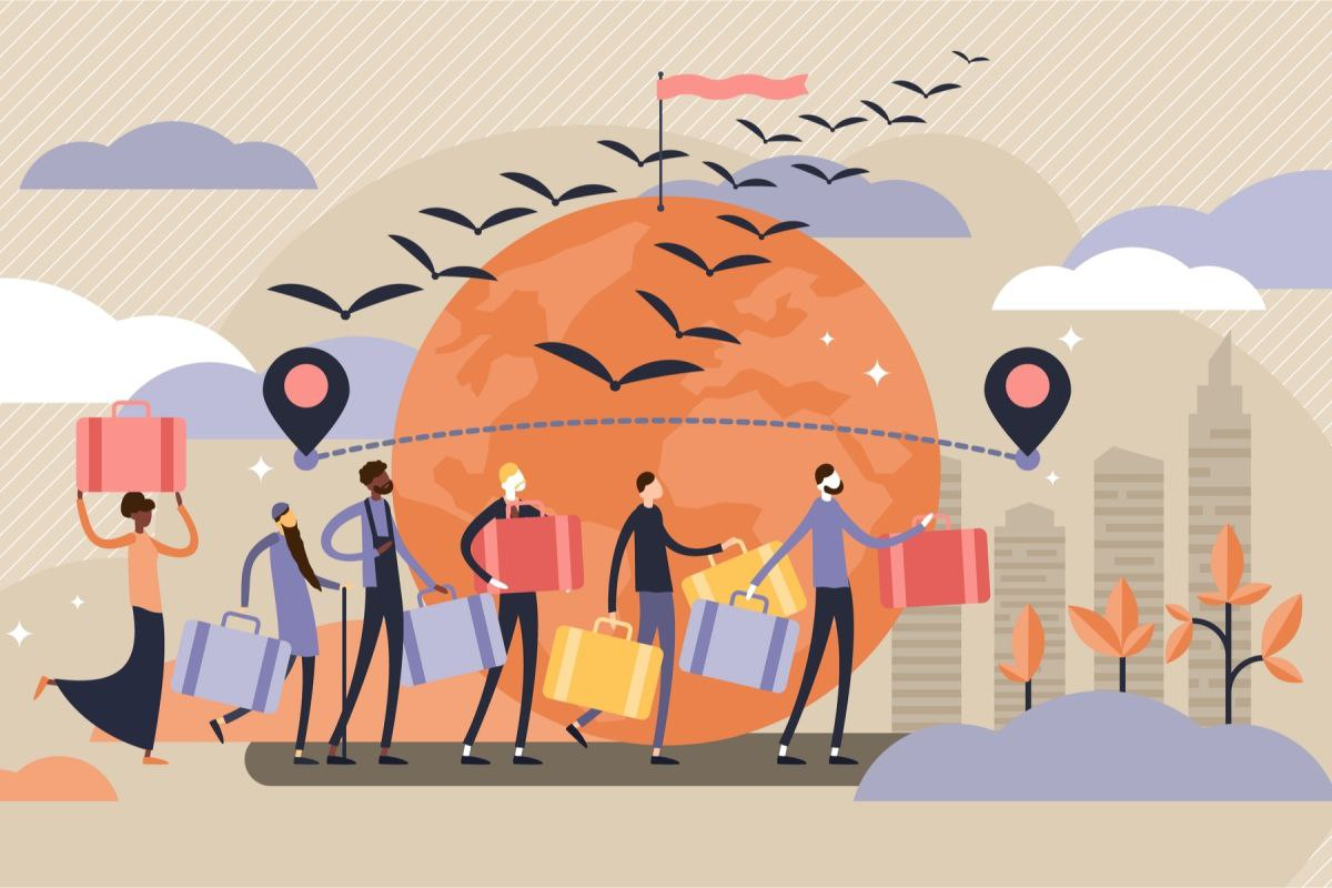 اختبار لغة للهجرة