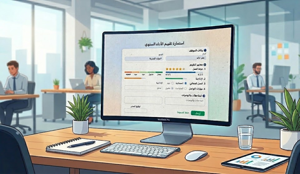 تصميم استمارة تقييم