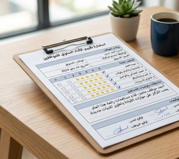 تصميم استمارة تقييم