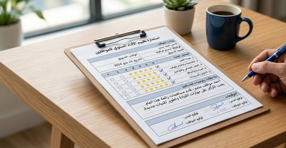 تصميم استمارة تقييم