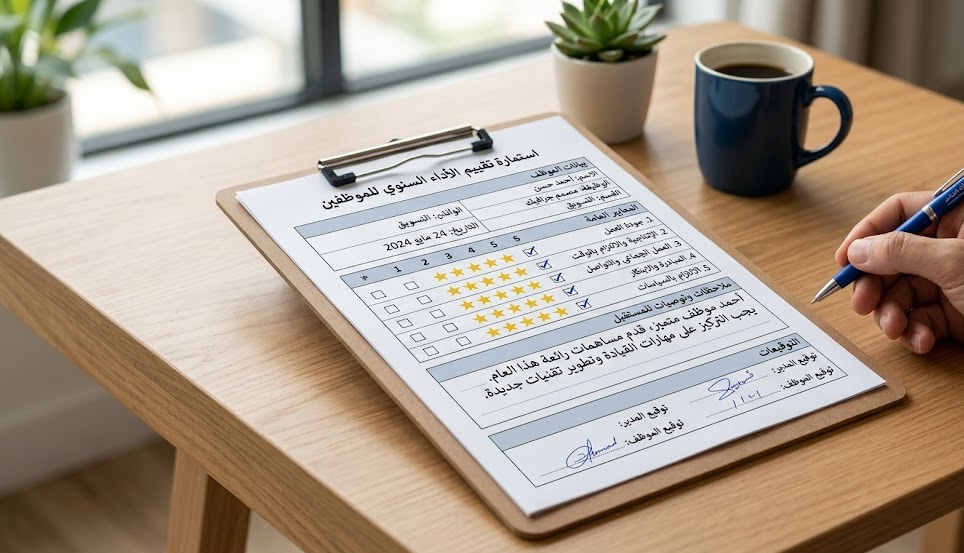 تصميم استمارة تقييم