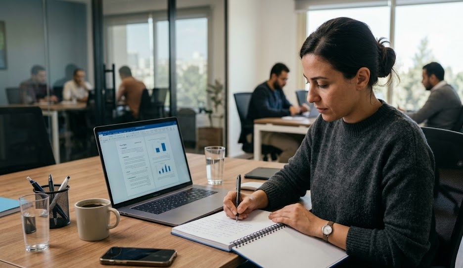 كتابة تقرير مشروع