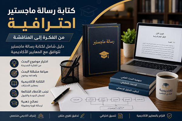 كتابة رسالة ماجستير احترافية 1