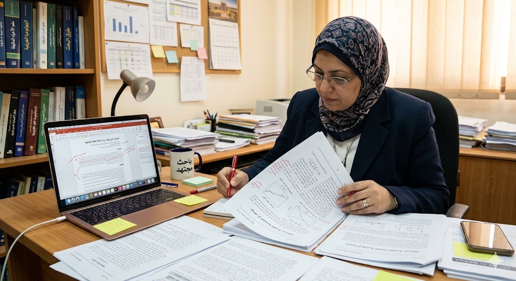 مراجعة أوراق علمية