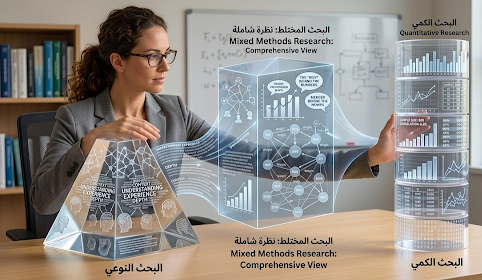 البحث الكمي والنوعي والمختلط