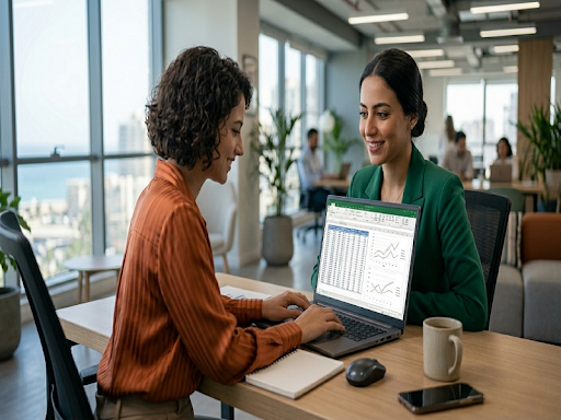 تدريب إعداد جداول بيانات علمية