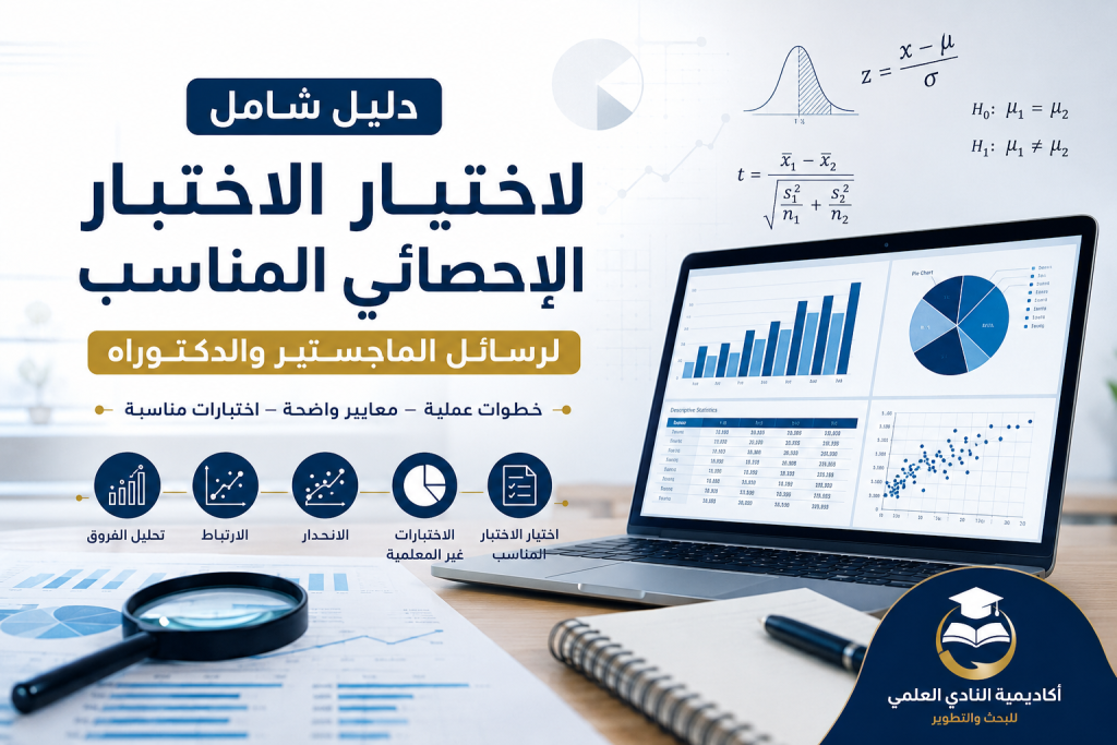 اختيار الاختبار الإحصائي المناسب