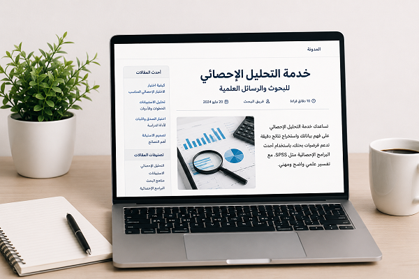 خدمات التحليل الإحصائي